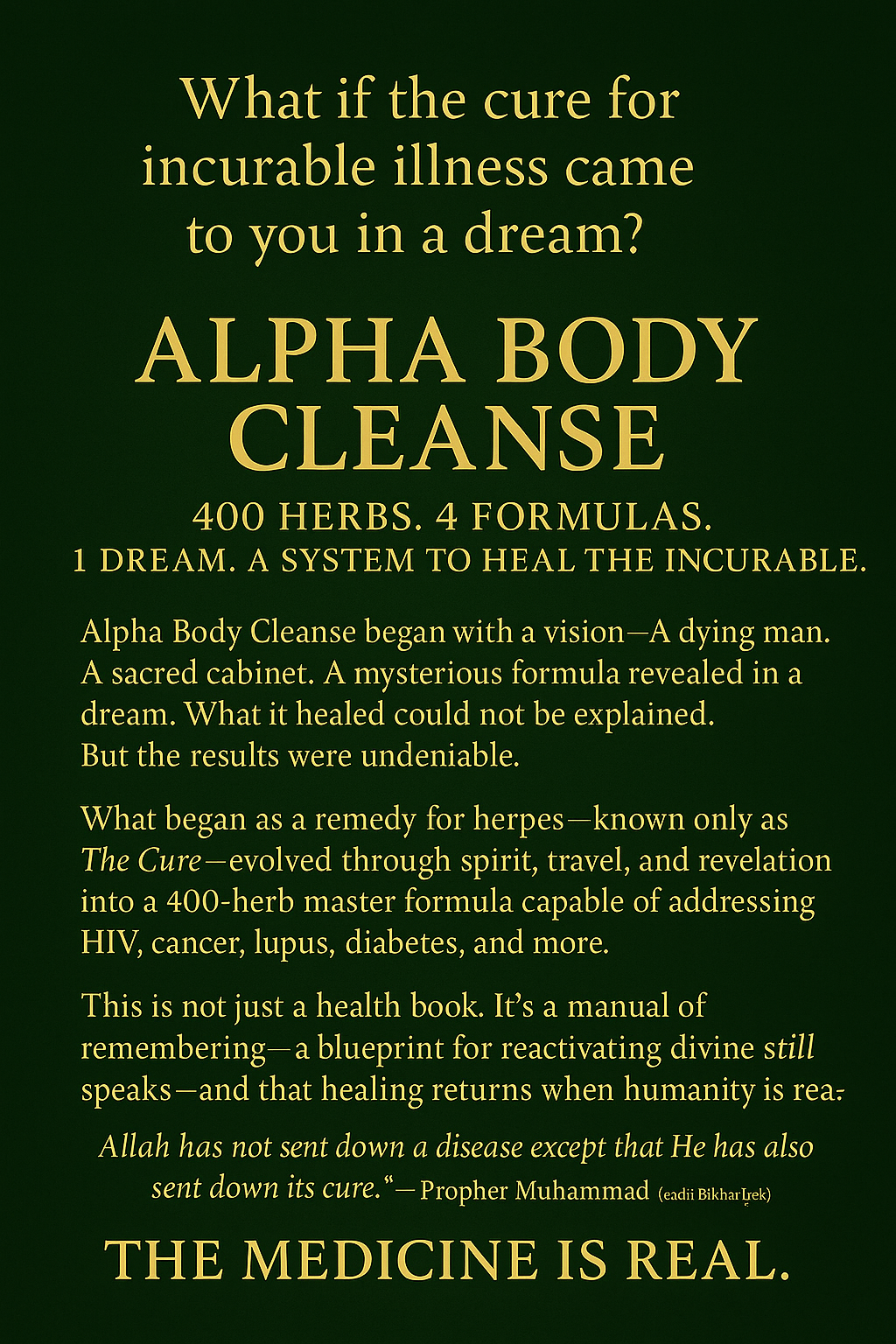 🌿 Alpha Body Cleanse — A Digital Book on Sacred Healing