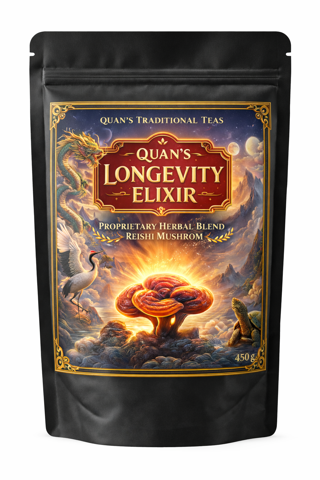 Quan’s Longevity Elixir - Daily Vitality, Recovery & Rejuvenation Tea
