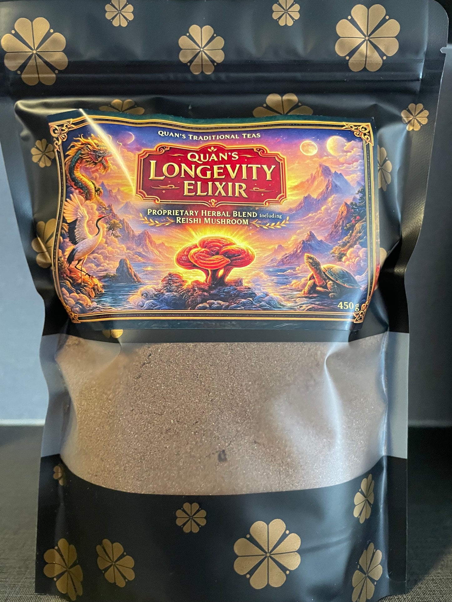 Quan’s Longevity Elixir - Daily Vitality, Recovery & Rejuvenation Tea - 1 lb